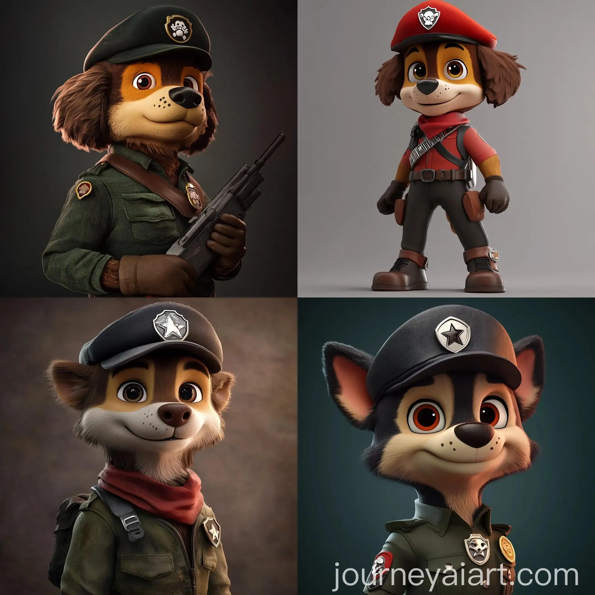 Cartoon-Character-Stylized-as-Revolutionary-Leader