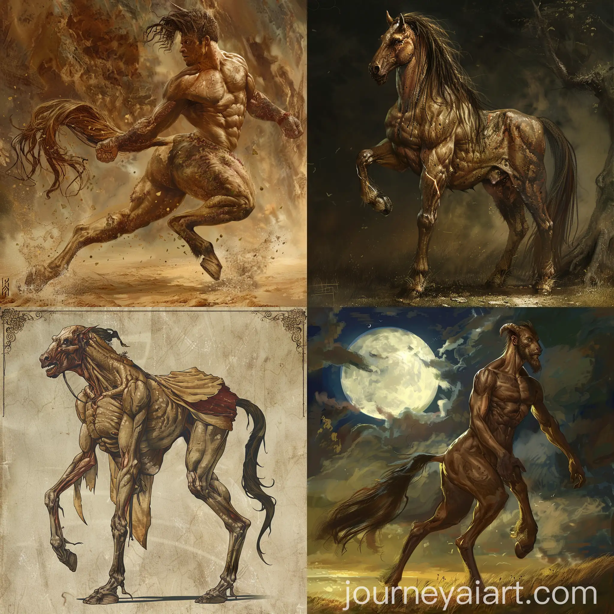 Centaur-with-Human-Torso-and-Horse-Legs-Fantasy-Art