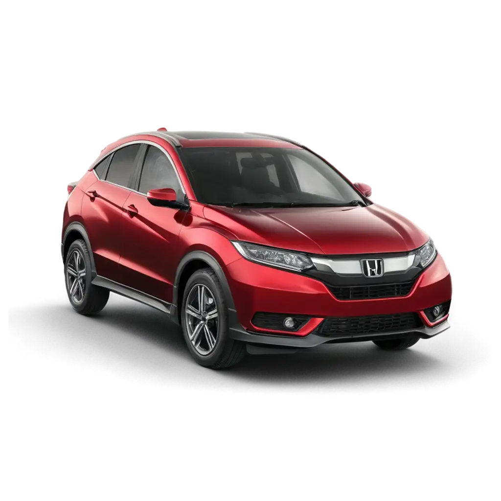 Honda-Vezel-2016-Red-Wine-Color-Front-View-PNG-Image-HighQuality-Download