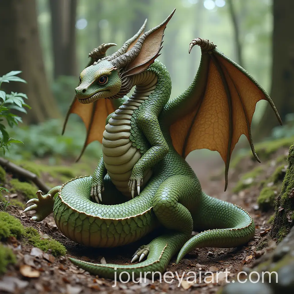 Mysterious-Tatzelwurm-Creature-in-Natural-Habitat