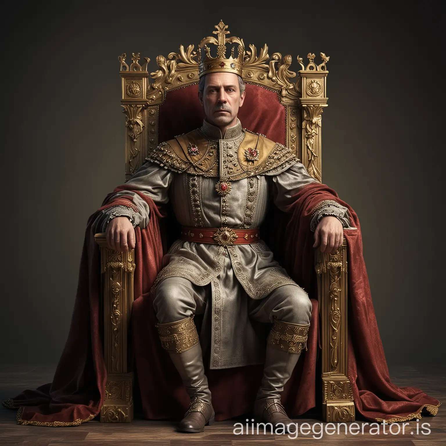 Realistic-European-King-Sitting-on-the-Throne