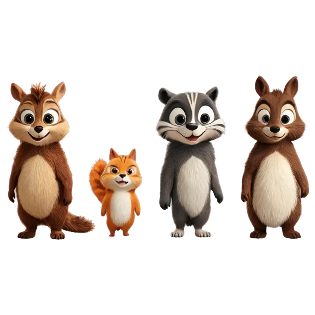 Creative-Animal-Characters-PNG-Image-for-Versatile-Online-Usage