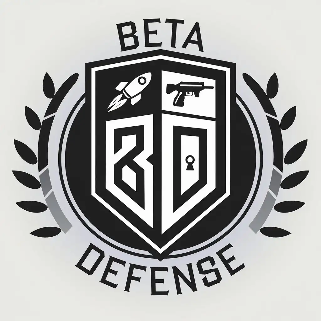 LOGO Design for BETA Defense Modern Sleek Bold and Powerful with a High Defense Systems Theme