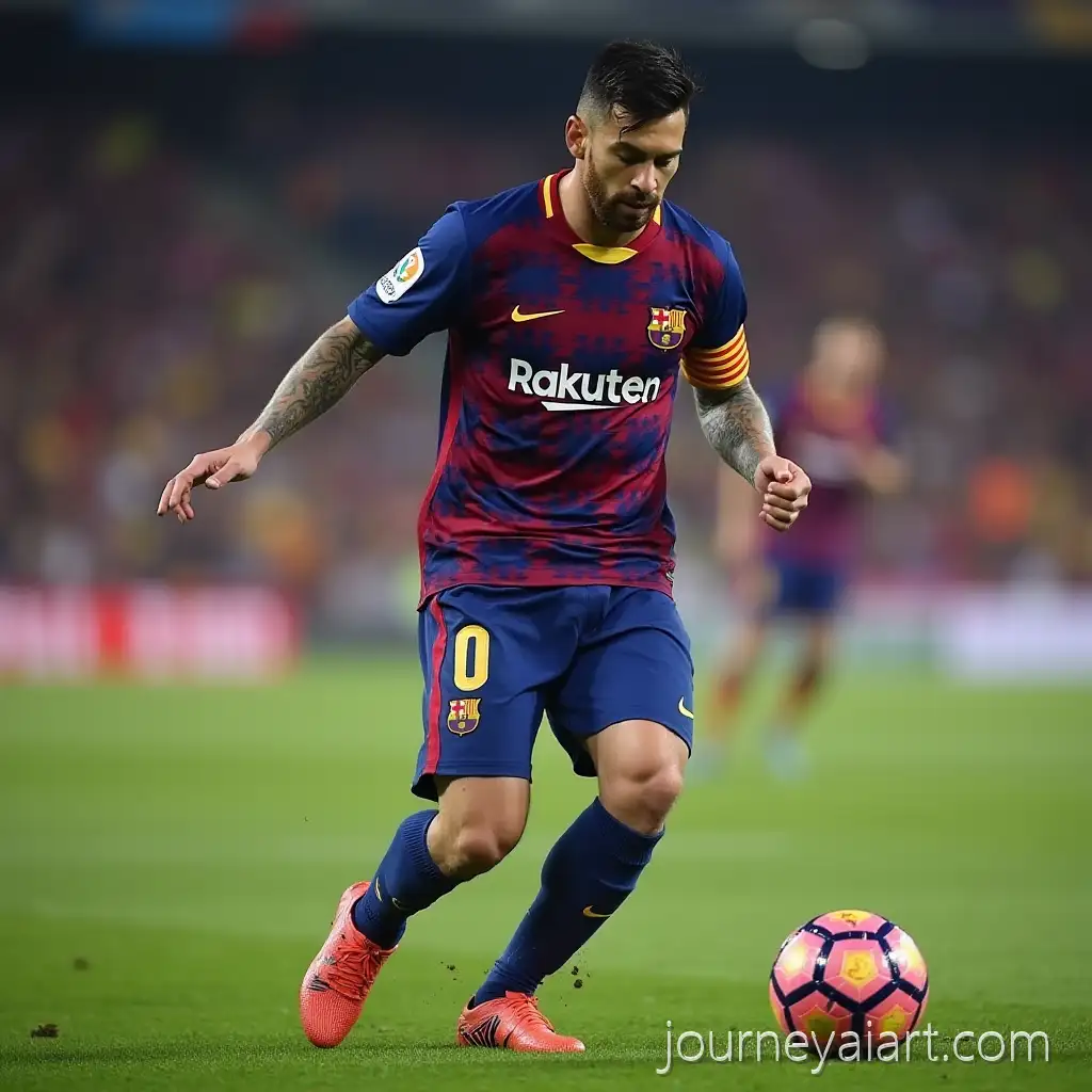 Messi-Imitating-Ronaldos-Suiii-Celebration-in-a-Dynamic-Action-Pose