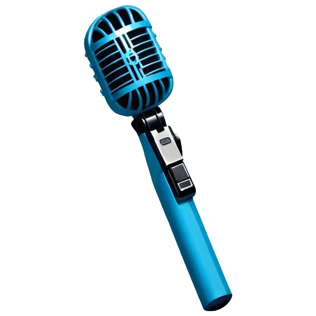 Blue-Microphone-PNG-Icon-Enhance-Your-Design-with-HighQuality-Graphics