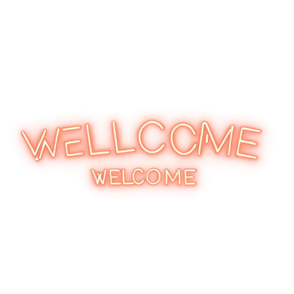 Neon-Text-Welcome-PNG-Image-for-Digital-Design-and-Branding-Applications