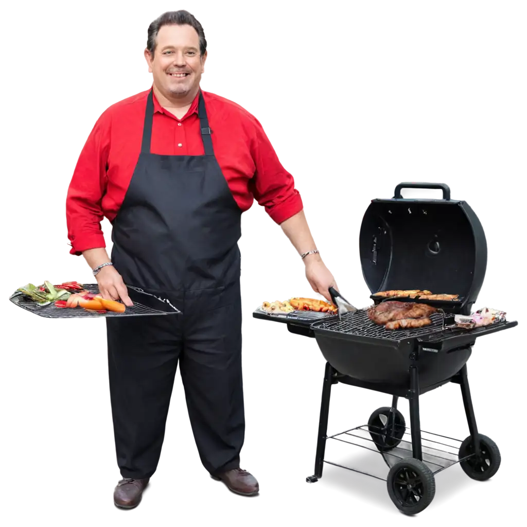 Portly-Barbecue-Father-PNG-Image-Creative-Concept-for-Online-Presence