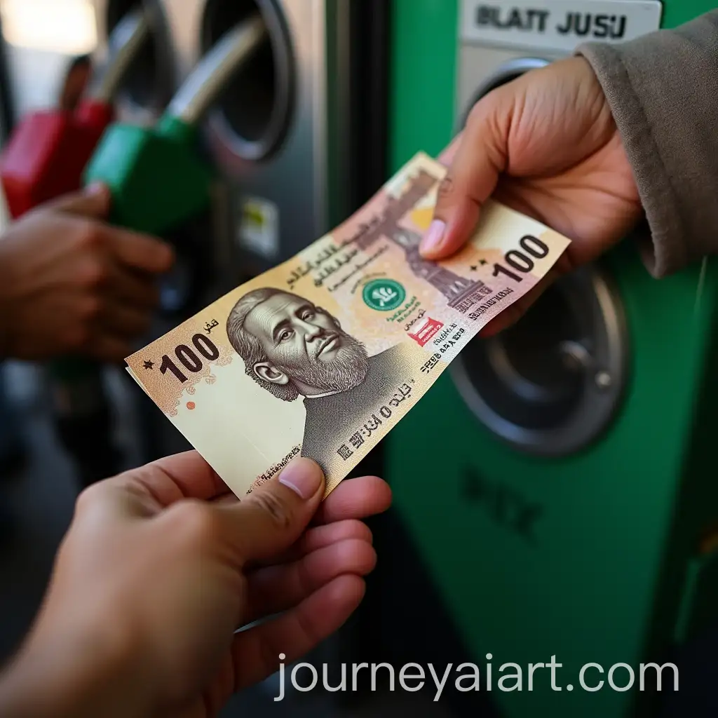 YemeniAI-Image-Prompt-Expansion-Rials-on-Fuel-Pump-Nozzle