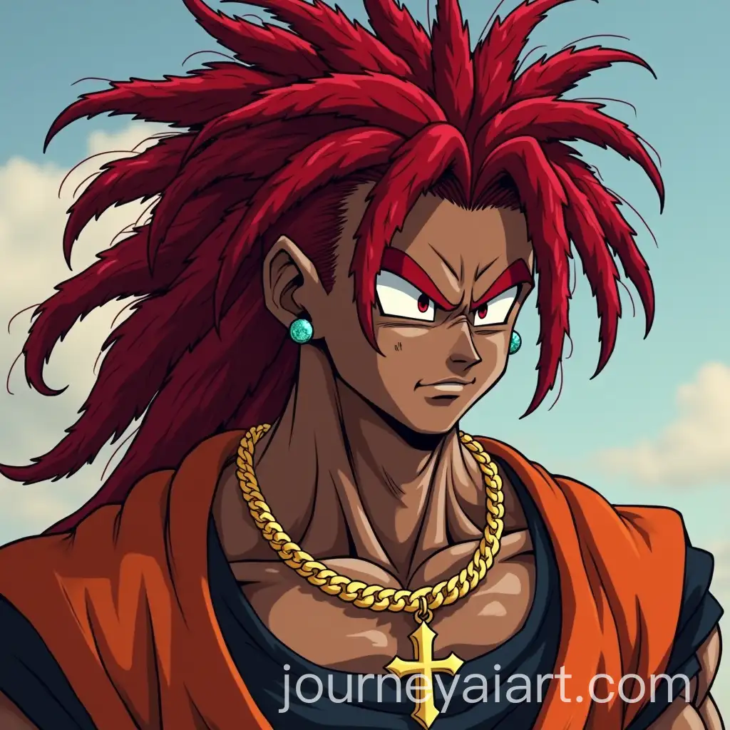 Muscular-Brown-Character-with-Red-Dreadlocks-in-Dragon-Ball-Z-Style