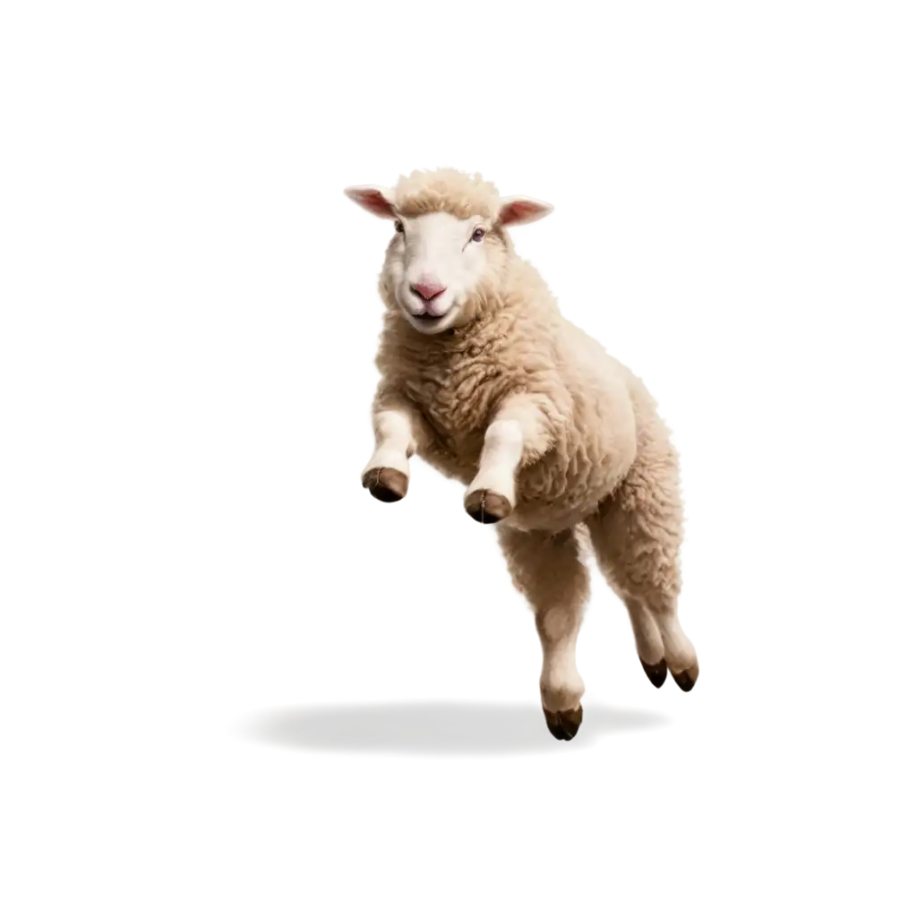 Sheep-Jumping-PNG-Image-HighQuality-Clear-Visual-for-Versatile-Uses