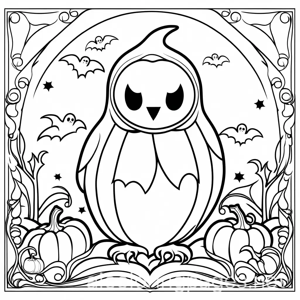 Bold-and-Easy-Spooky-Coloring-Book-for-Kids-Simple-KidFriendly-Spooky-Characters