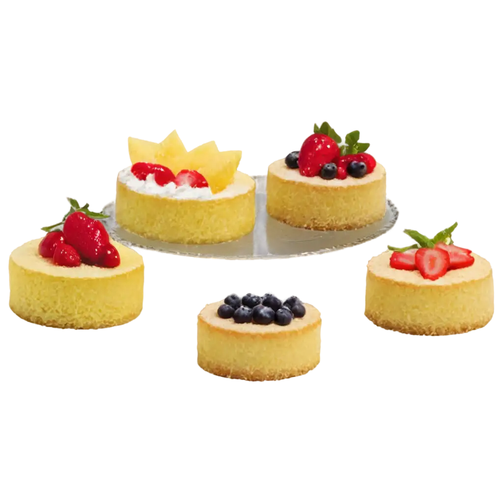 Delicious-Fruit-Sponge-Cakes-PNG-High-Quality-Image-for-Culinary-Designs