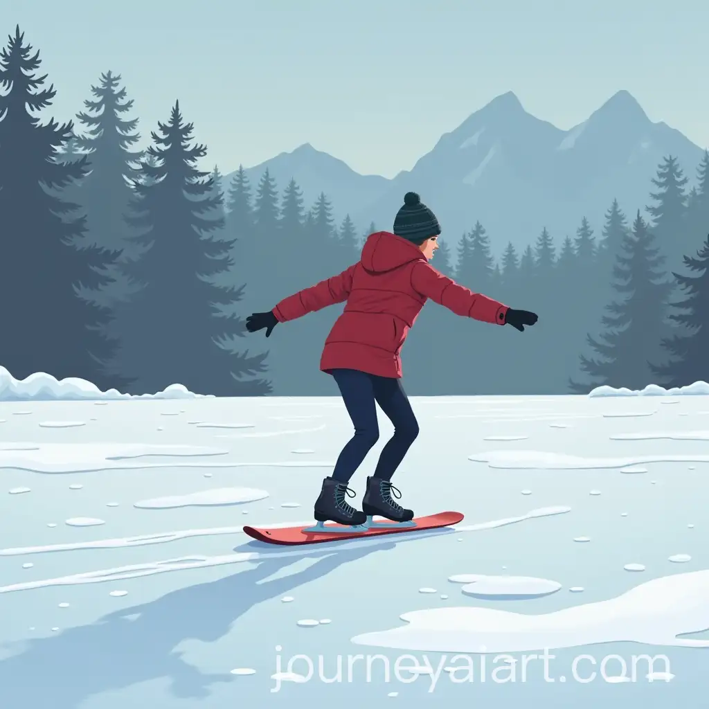 Ice-Skating-Boards-Gliding-Across-a-Frozen-Lake