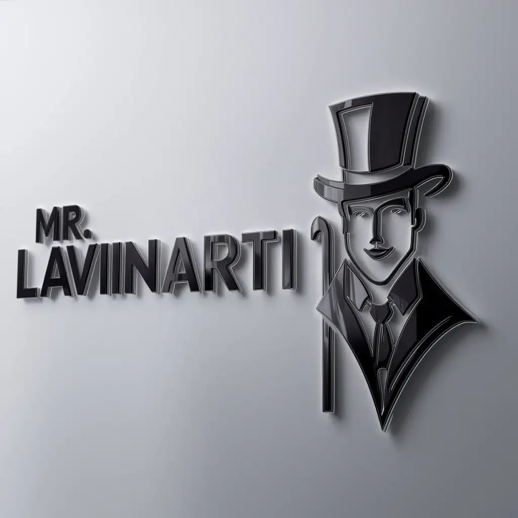 LOGO-Design-For-Mr-Lavinarti-Person-Silhouette-on-Clear-Background