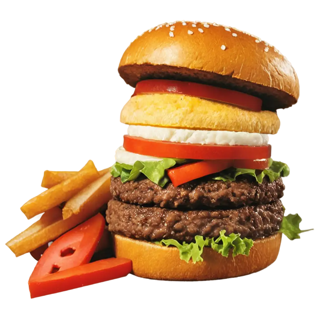 Delicious-Burger-PNG-Image-for-Culinary-and-Marketing-Purposes