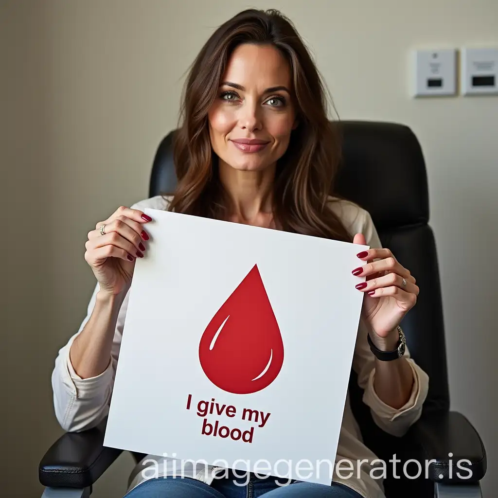 Angelina-Jolie-Donating-Blood-with-I-Give-My-Blood-Poster