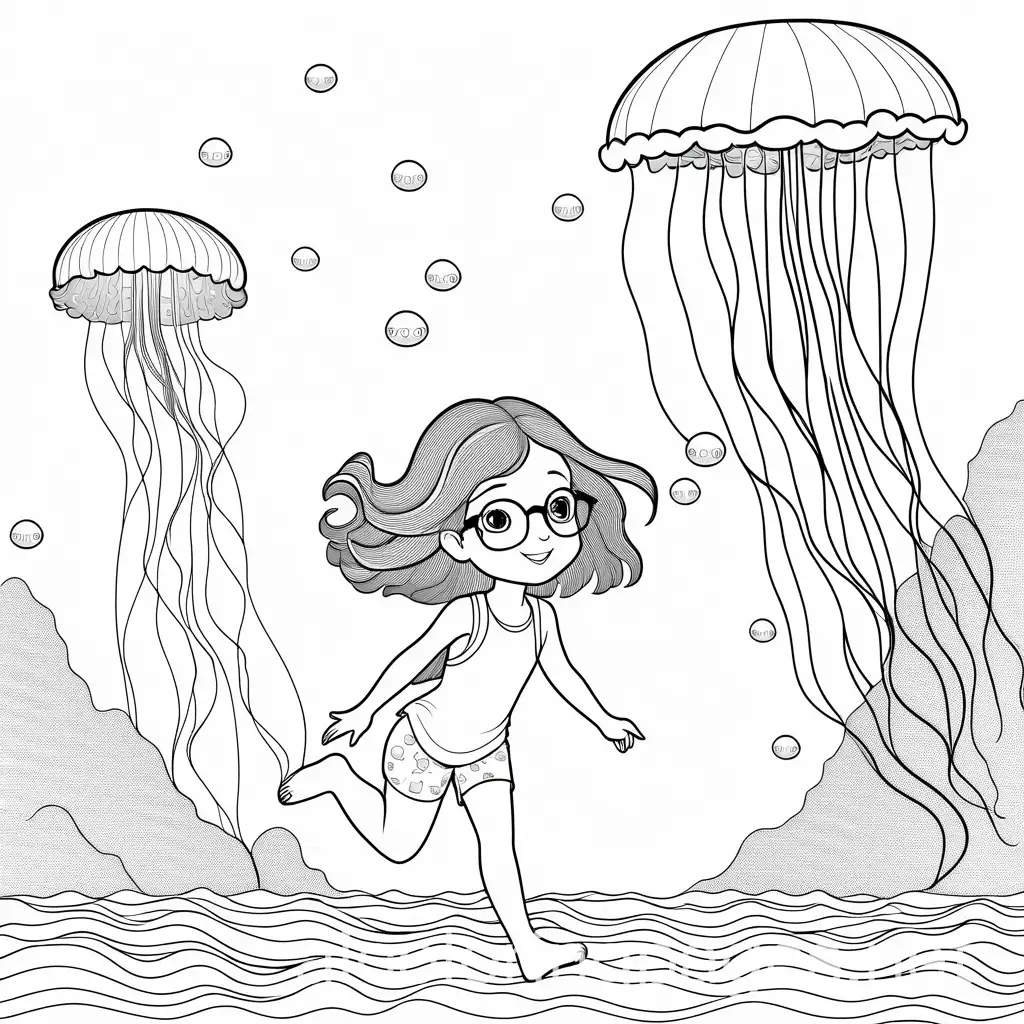 Young-Girl-in-Glasses-Swimming-with-Jellyfish