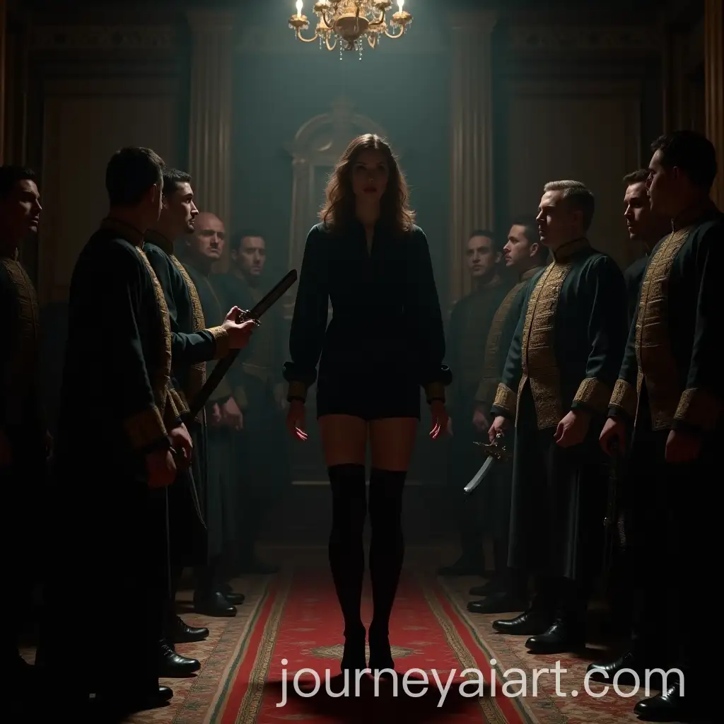 Mysterious-Woman-Defends-Emperor-Pavel-I-in-Dimly-Lit-Royal-Bedchamber