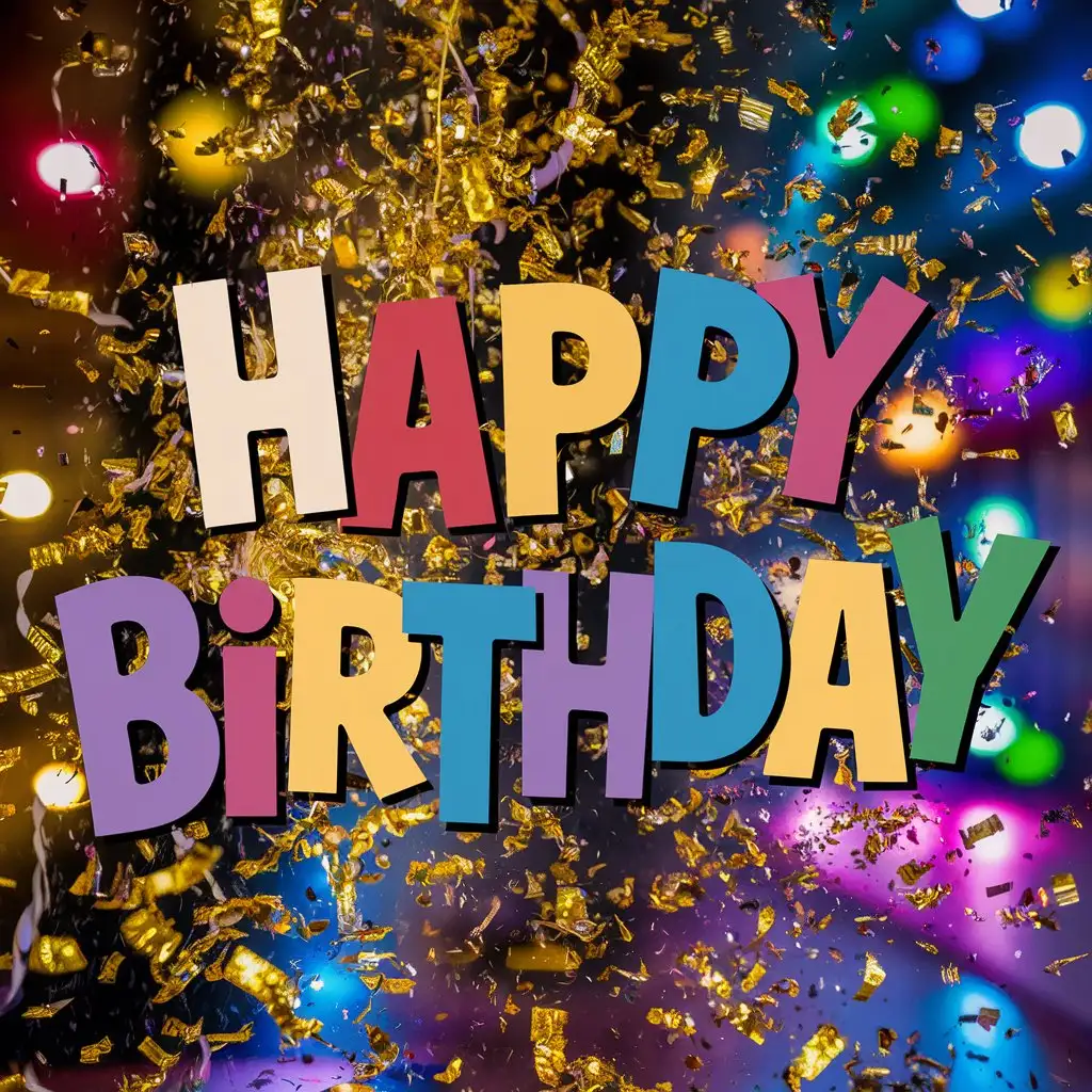 Vibrant-Multicolored-HAPPY-BIRTHDAY-Inscription-with-Golden-Confetti-and-Splash-Lights