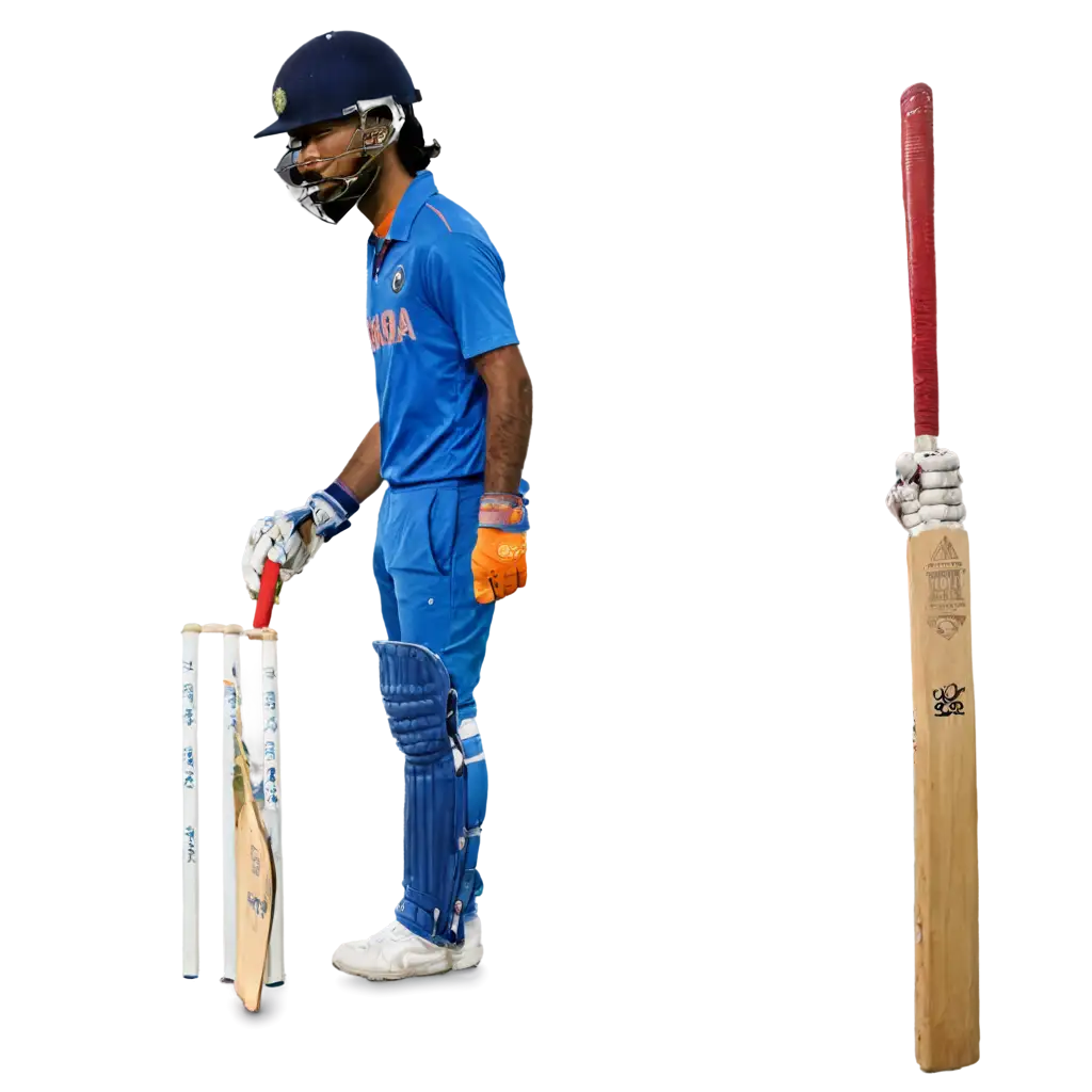 Indian-Cricket-PNG-Image-HighQuality-Visual-Representation-for-Sports-Graphics-and-Merchandise