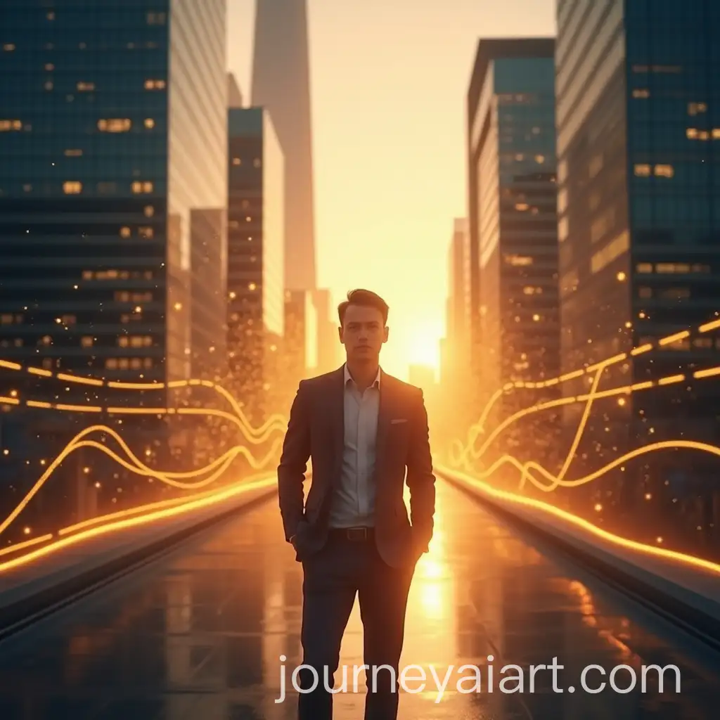 Confident-Individual-in-a-Modern-Cityscape-Symbolizing-Financial-Growth-and-Success