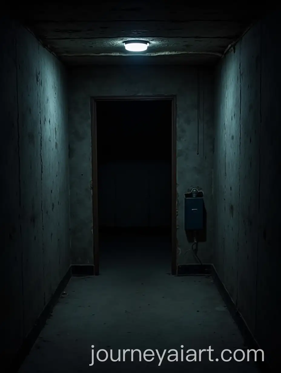 Eerie-Dark-Basement-Room-Without-Exit