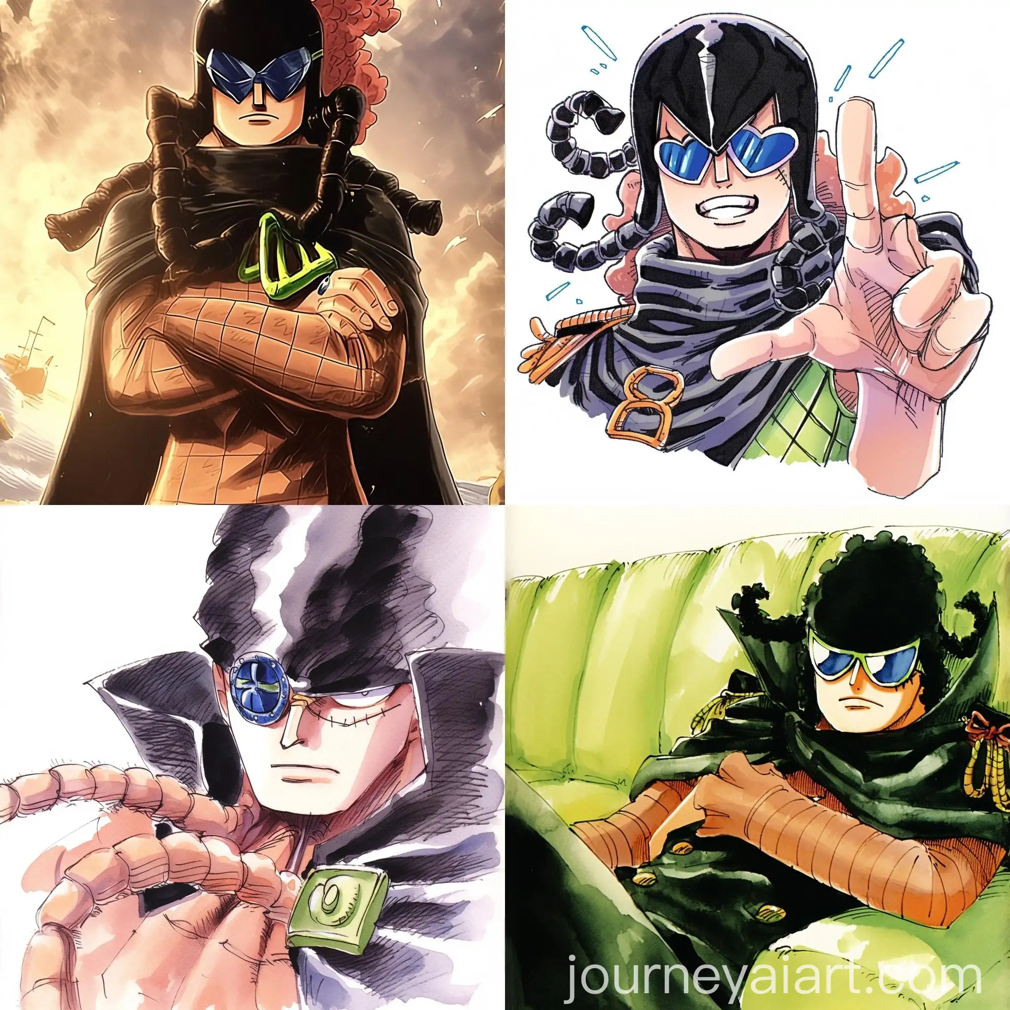 Watercolor-Pirate-Character-from-One-Piece-Manga