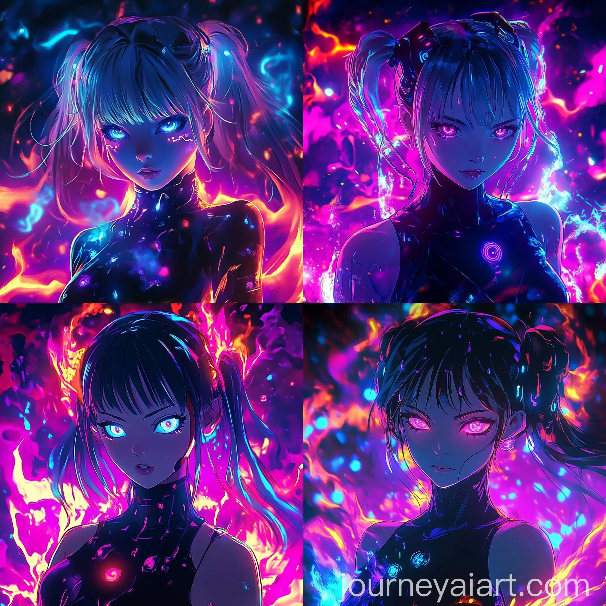 Energetic-Anime-Girl-with-Glowing-Eyes-and-Colorful-Flames-Background