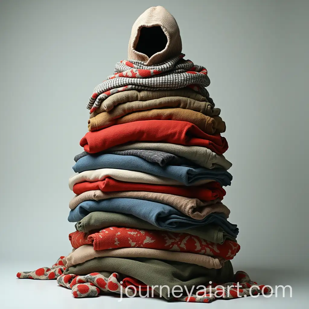 Person-Bundled-in-Multiple-Layers-of-Clothing-Appearing-Round