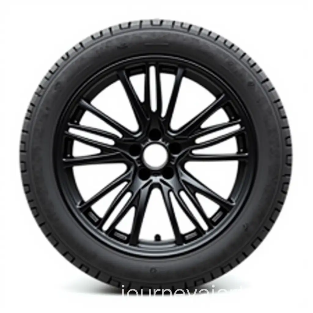 Sleek-Car-Wheel-Design-on-White-Background