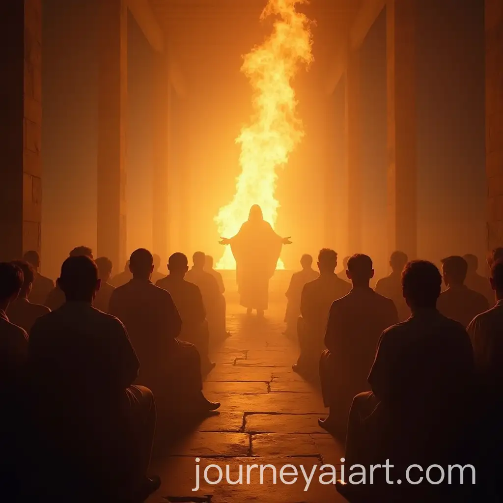 The-Pentecost-120-Disciples-in-the-Upper-Room-with-Tongues-of-Fire