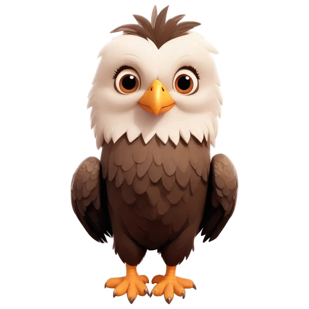 Adorable-Cartoon-Eagle-PNG-Perfect-for-Your-Digital-Projects-and-Creative-Designs