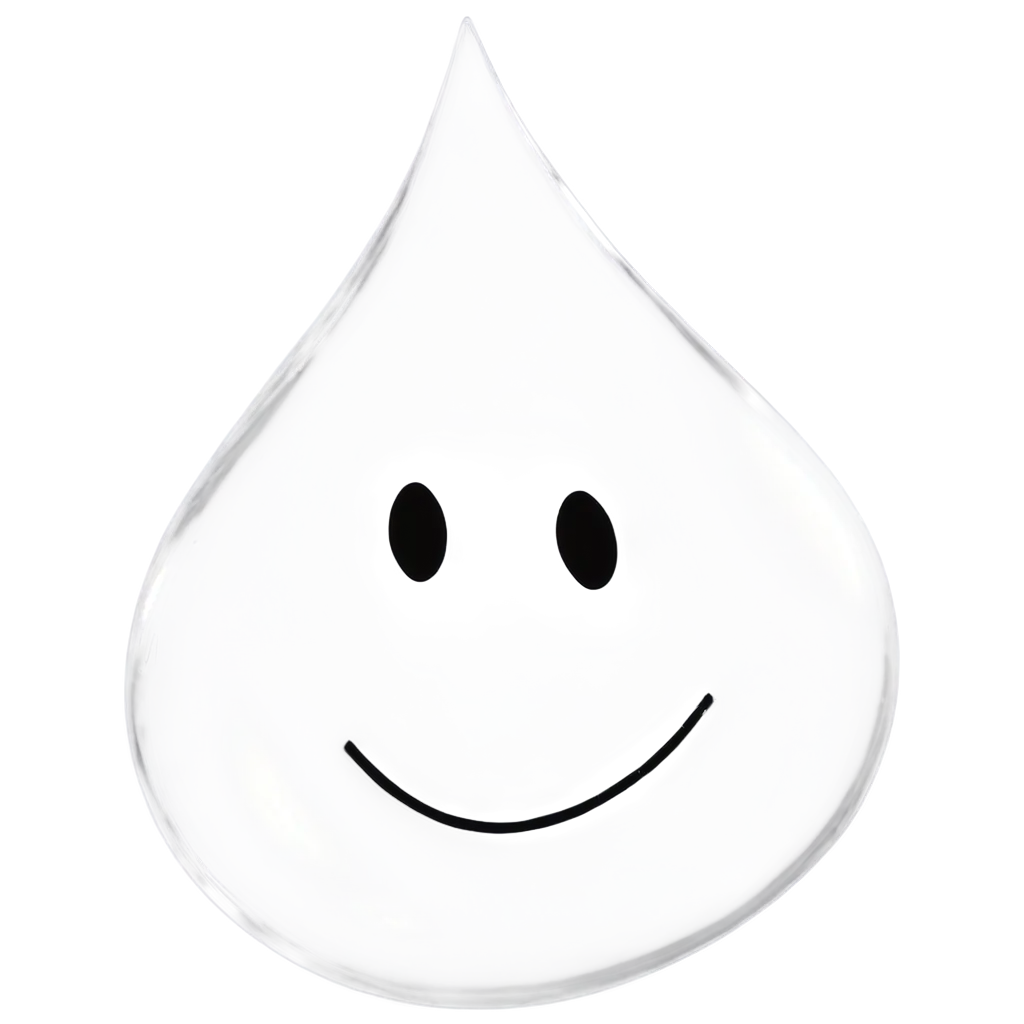 Attractive-Smiley-Water-Drop-PNG-Image-for-Versatile-Sharing