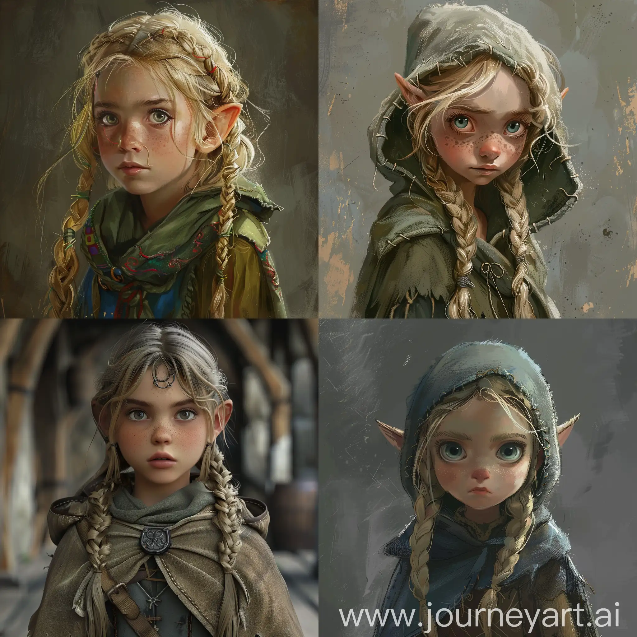 Grimfaced-Elf-Girl-in-Adventurers-Cloak