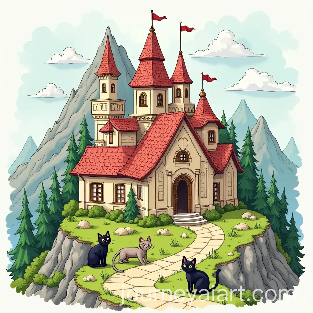 Catland-A-Whimsical-Paradise-of-Feline-Architecture-Above-the-Clouds
