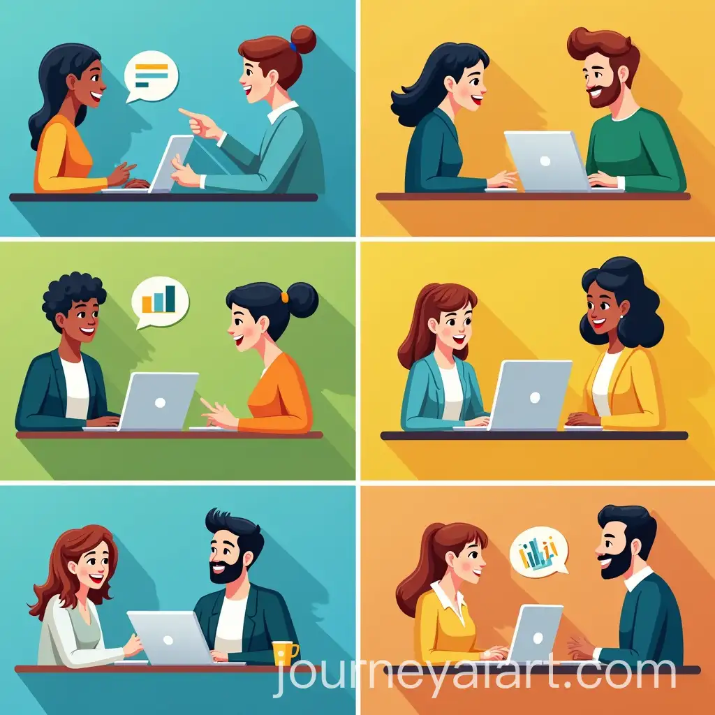 Happy-People-Collaborating-in-Vibrant-Marketing-Environment