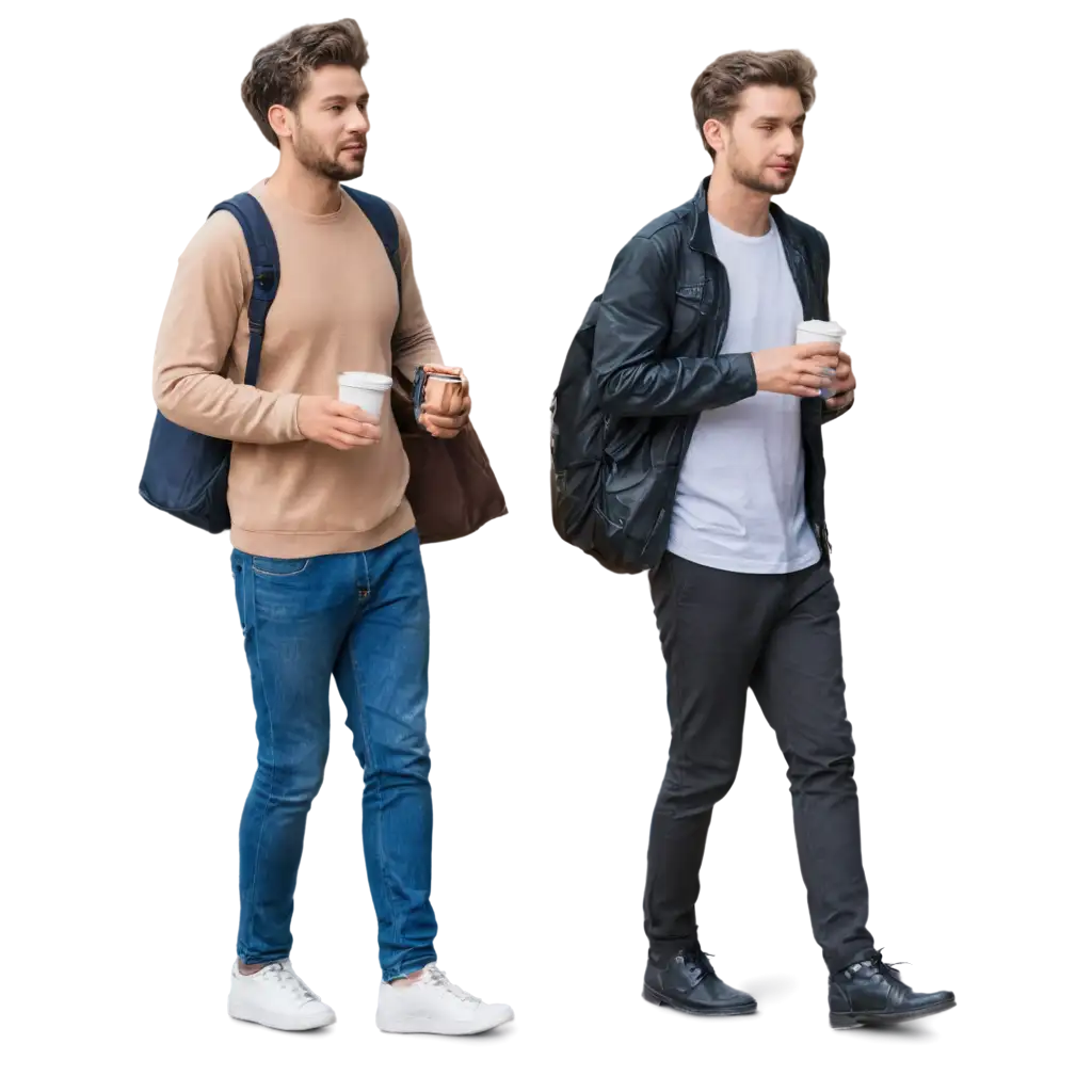 HighQuality-PNG-Image-of-Two-Men-Walking-with-Coffee-Urban-Lifestyle-Snapshot