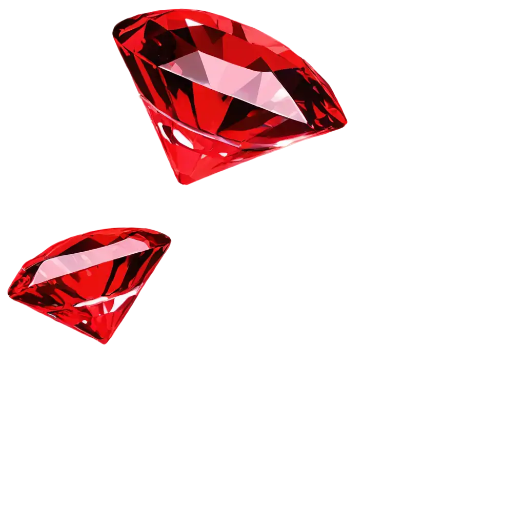 Red-Diamonds-Floating-PNG-Image-Creative-Concept-for-AI-Art