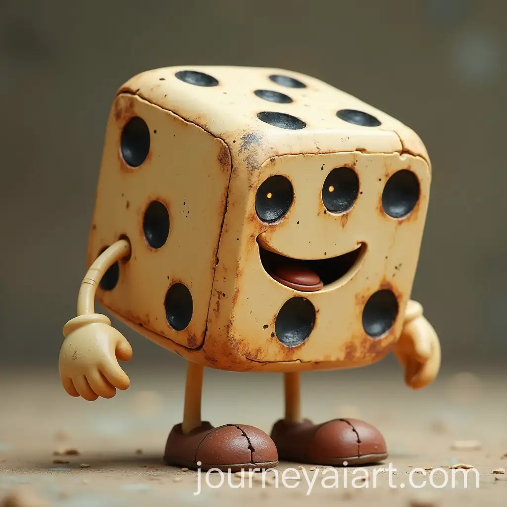 Vintage-Cartoon-Character-Dice-with-Human-Body