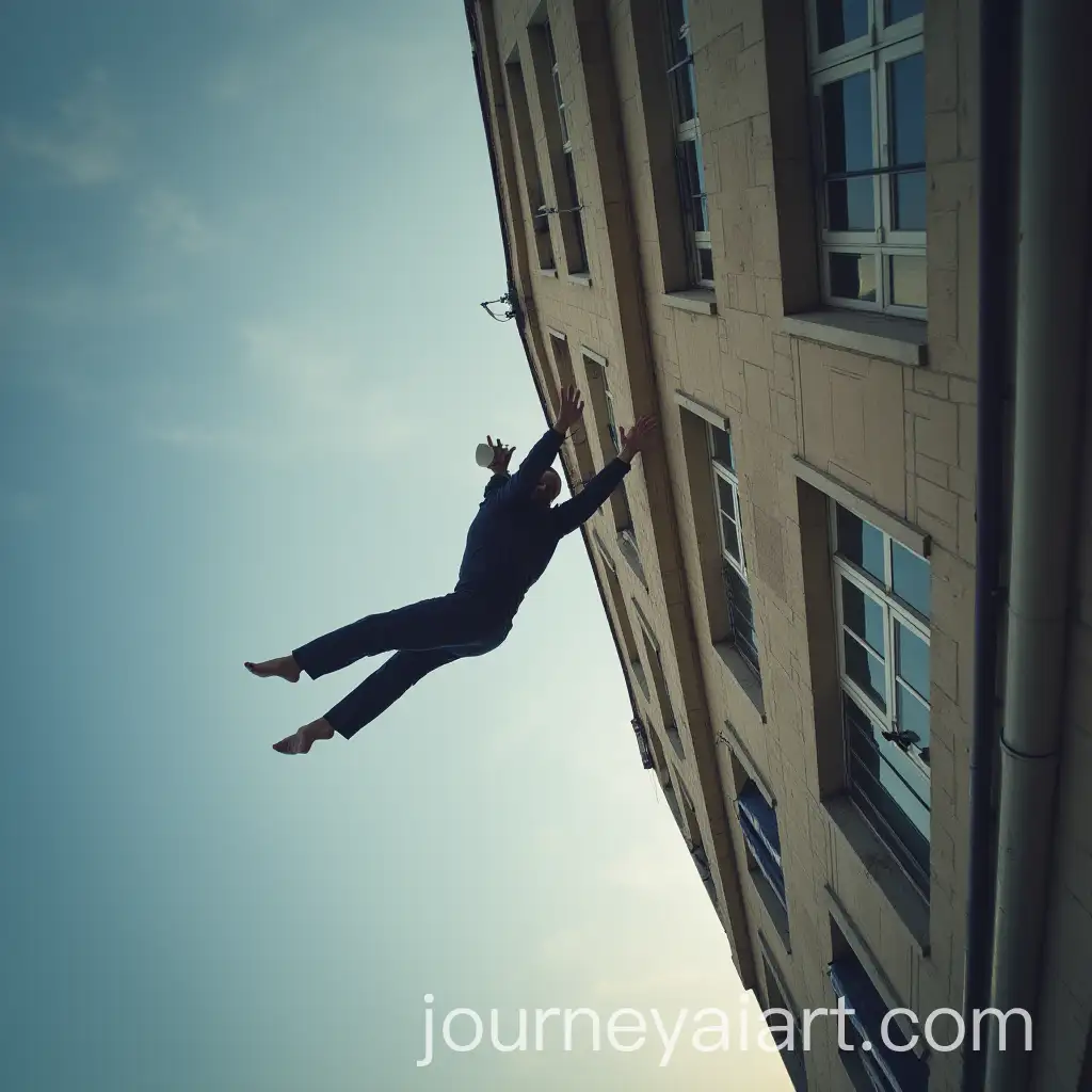 Man-Hanging-from-Roof-in-Dynamic-Pose