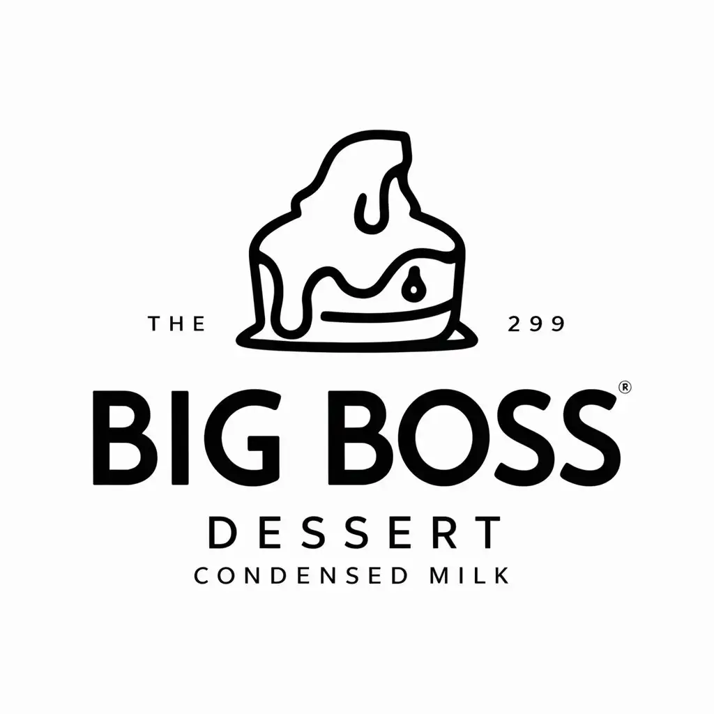 LOGO-Design-For-Big-Boss-Sweet-Desserts-Condensed-Milk-Theme