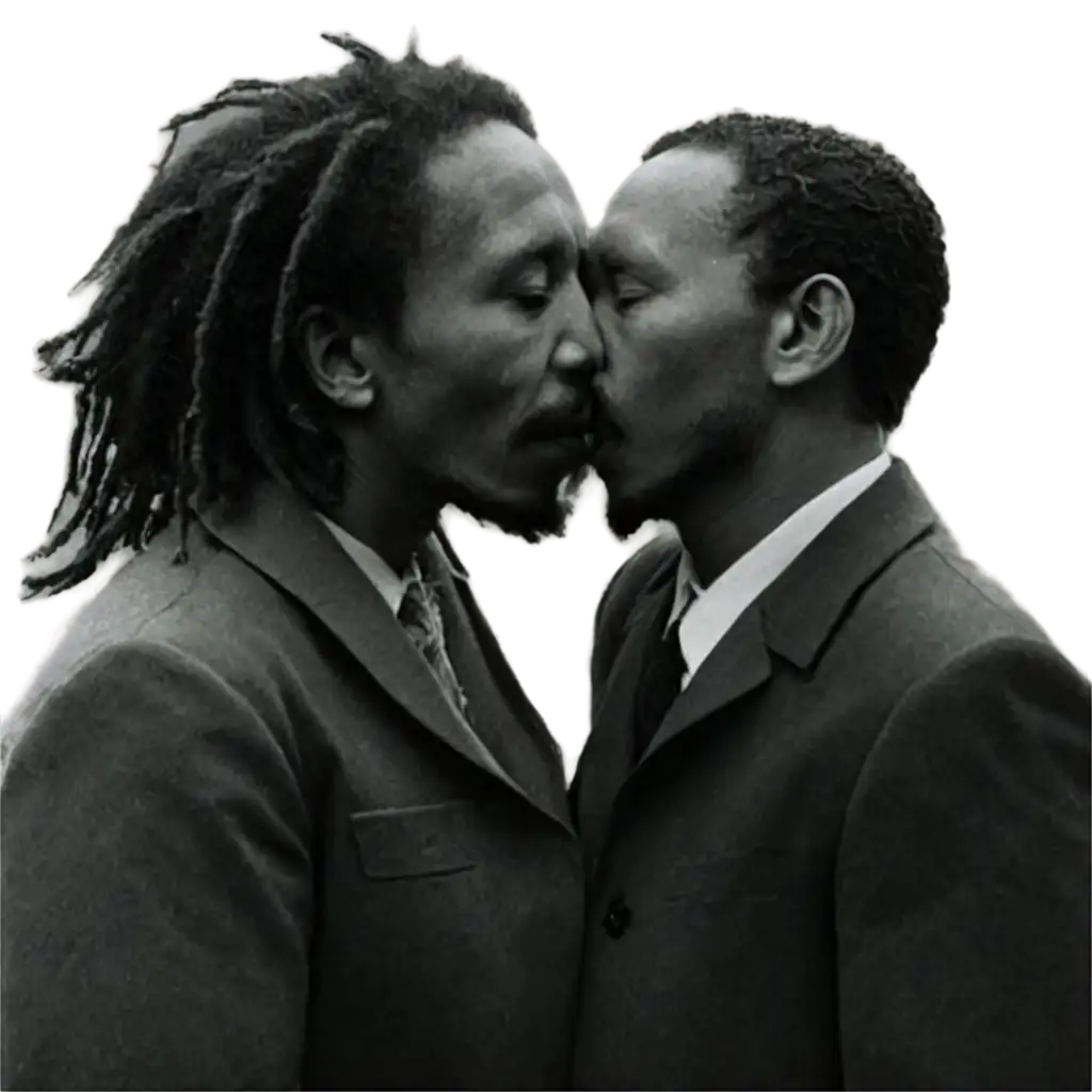 Bob-Marley-Kissing-Mandela-PNG-Image-Artistic-Representation-of-Unity-and-Legacy