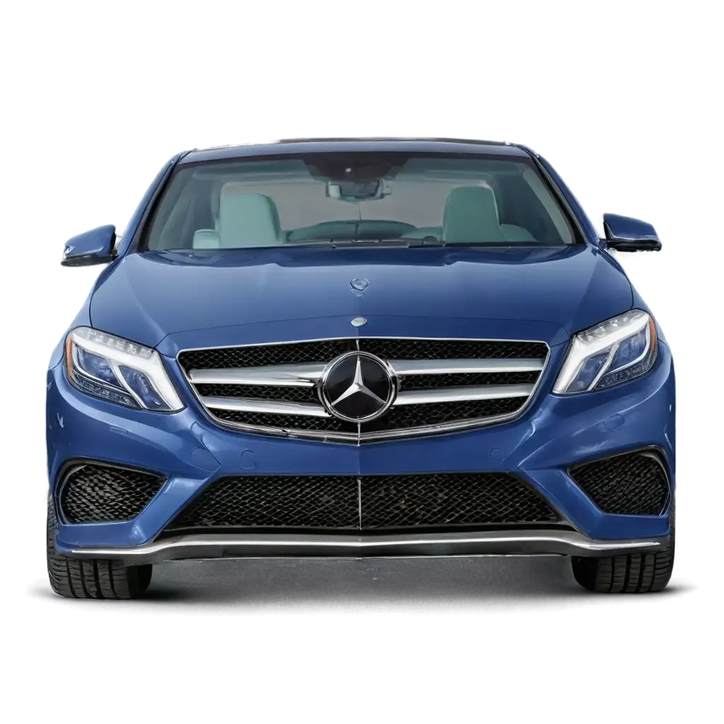 HighQuality-PNG-Image-of-a-Blue-MercedesBenz-Car-Enhance-Your-Online-Presence