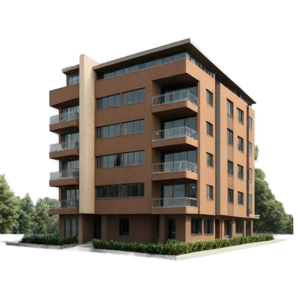 Modern-4-Floor-Building-PNG-Image-for-Architectural-Visualization