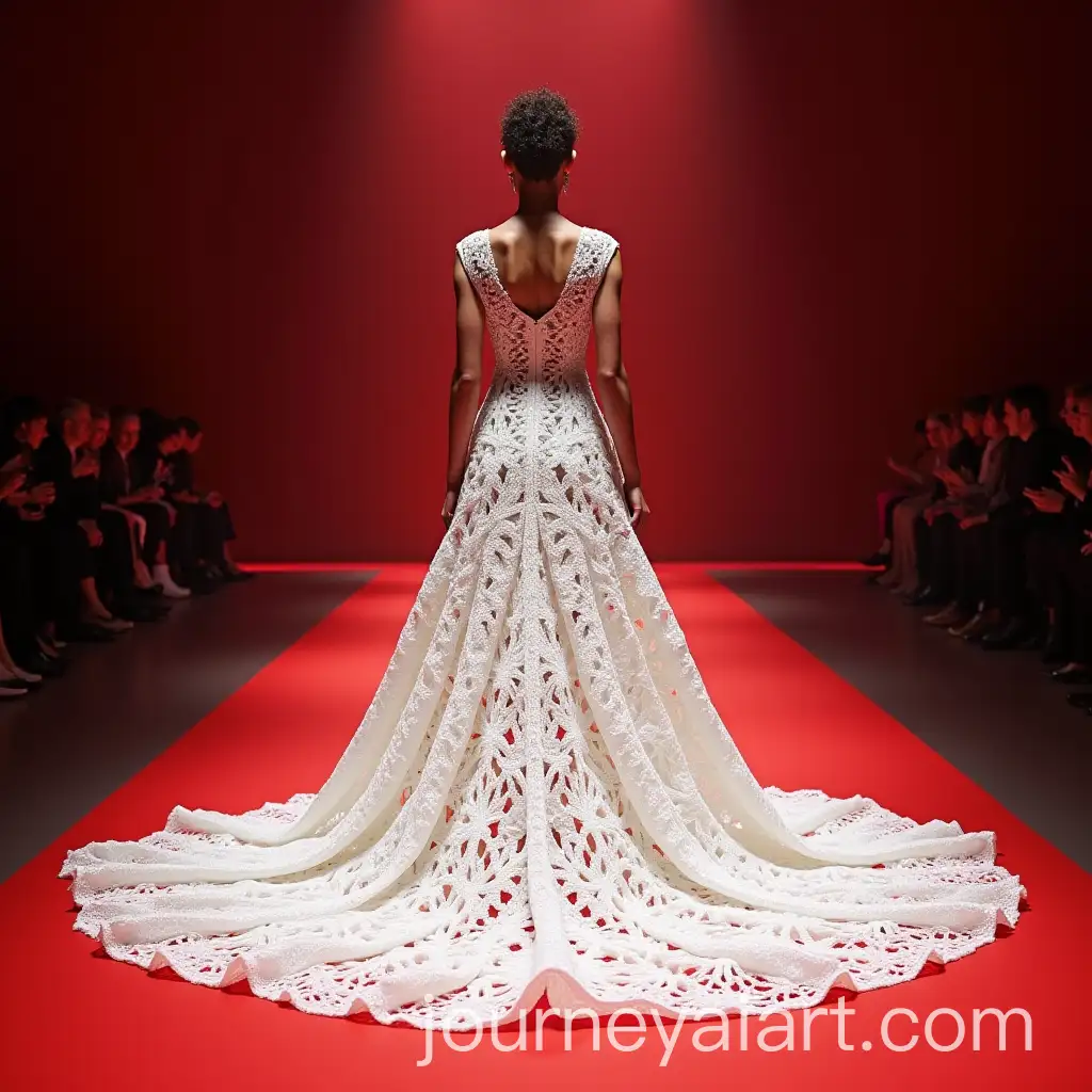 Crochet-Gown-Inspired-by-Iris-Van-Herpen-Shift-Souls-Collection-on-Red-Carpet-Model