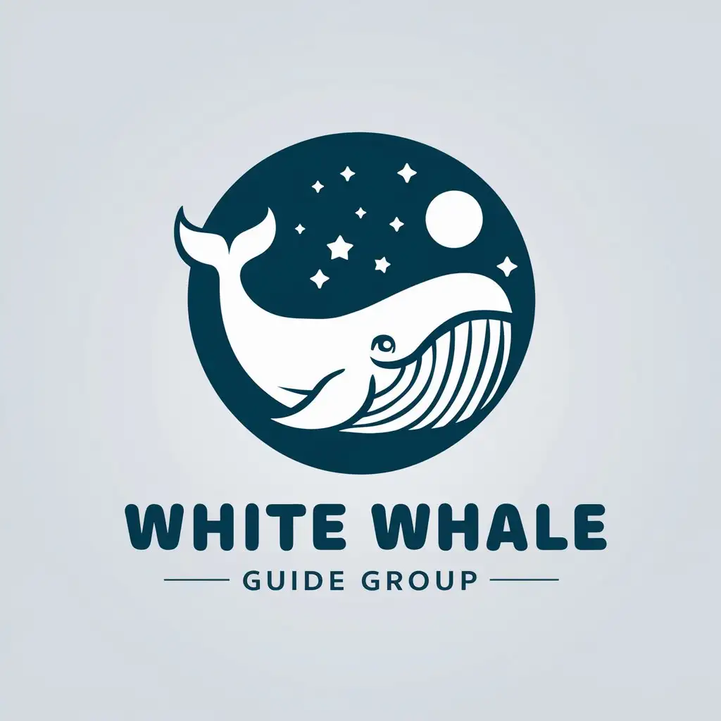 LOGO-Design-For-White-Whale-Guide-Group-Night-Sky-Data-Inspired-Vector-Logo