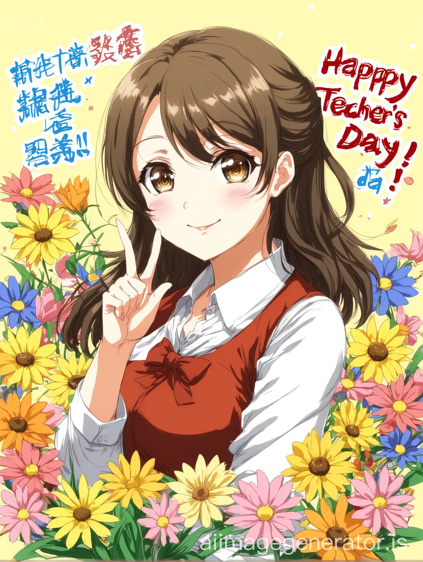 Anime-Female-Teacher-with-Flowers-in-Guochan-Style