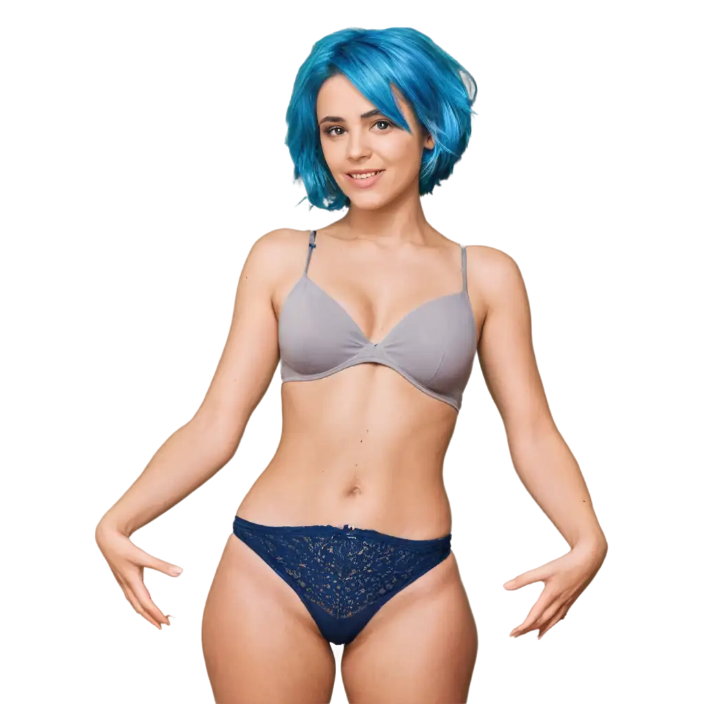 Stunning-PNG-Image-of-a-Girl-with-Blue-Hair-and-a-Beautiful-Face