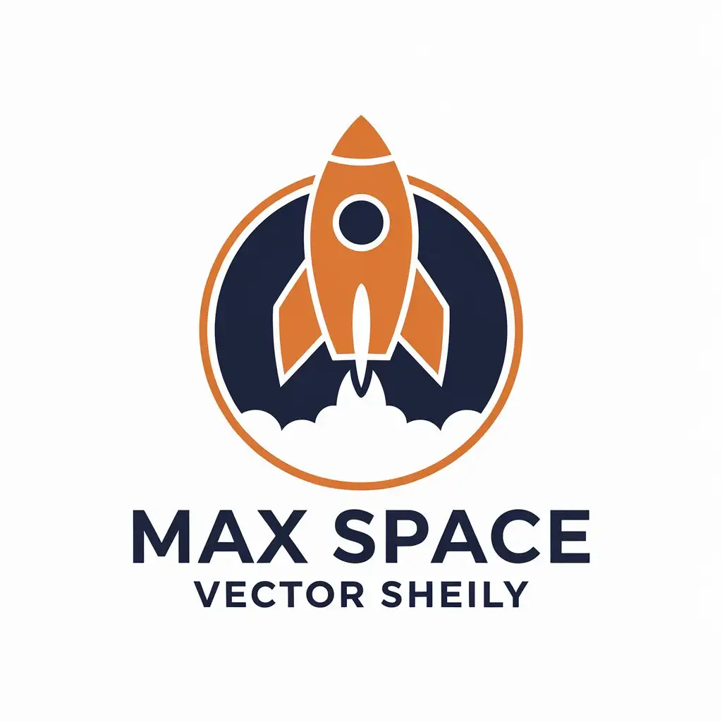 LOGO Design for Max Space Modern Icon for Home Family Industry with Clear Background