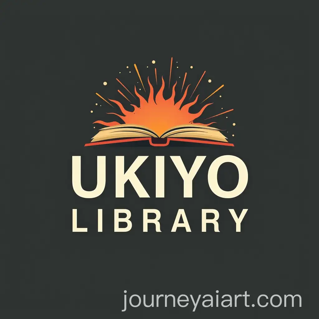 UKIYO-Library-Logo-Design-Concept-for-Bookstore